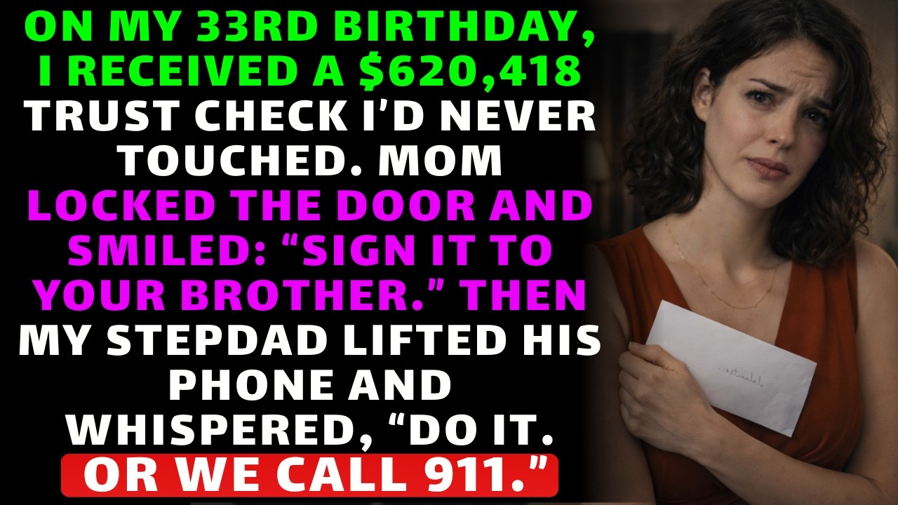 At 8AM on My Birthday, My Mom Said “Sign It Now” — By Nightfall, I Understood Why