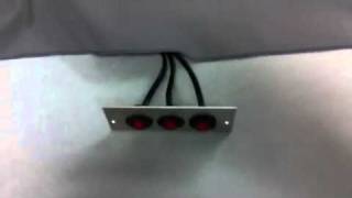Red Triple LED Strobe Light Demo Video - TowMart.com
