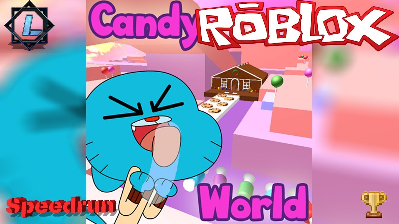 Roblox Speedrun Candy World Obby 4 23 Min Ludaris Youtube