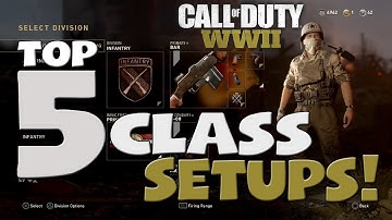 HOW TO WIN GUN FIGHTS!!! WORLD WAR 2 BEST CLASS SETUP COD WORLD WAR 2 BEST DIVISION & CLASS SETUPS!