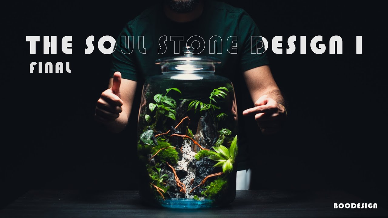 THE SOUL STONE DESIGN I (DAY 5) | خطوة بخطوة عمل تصميم تيراريوم بأسم صخرة الروح (اليوم الأخير)
