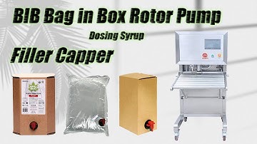 HYBIB -10R -BIB Bag in Box Rotor Pump Dosing Syrup Filler Capper