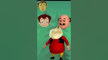 Match The Right Head Motu Patlu // motu patlu short video #short #motupatlu