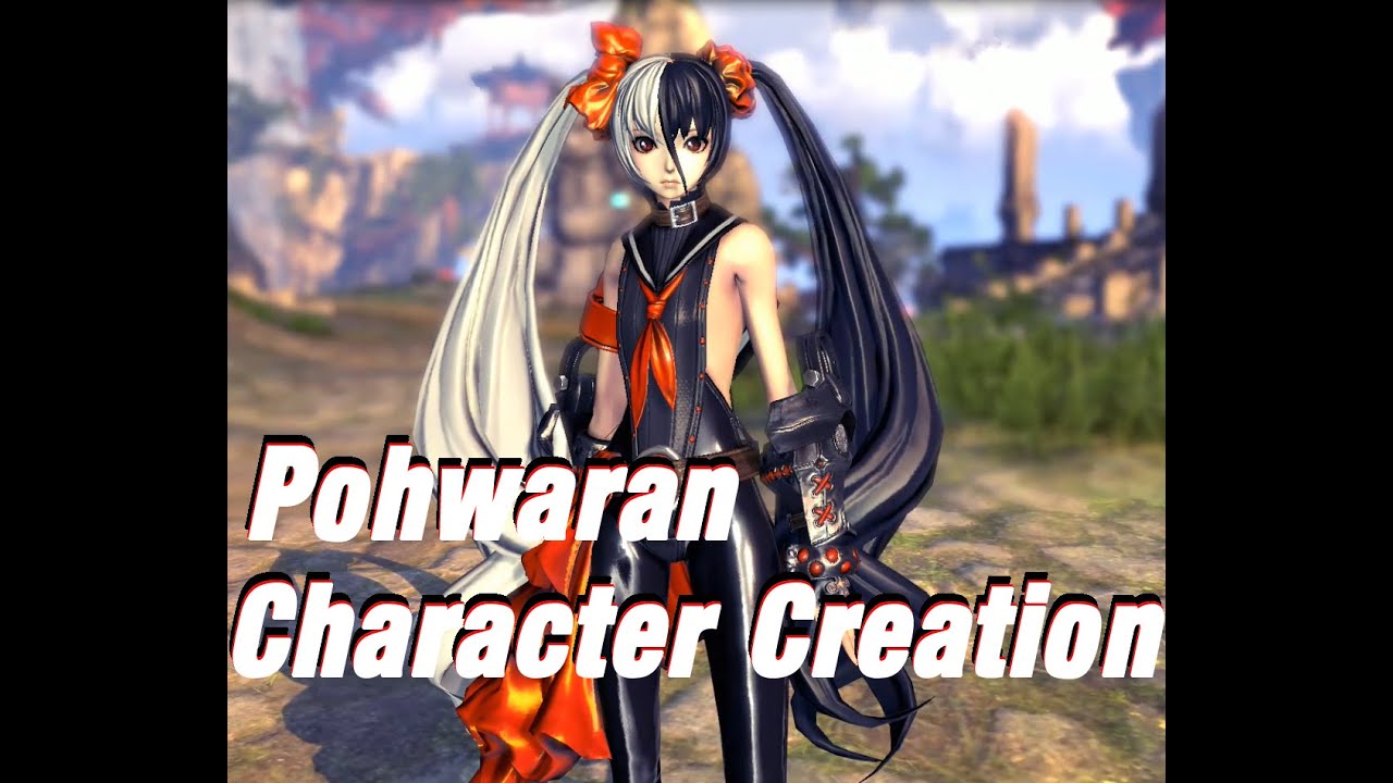 [Blade&Soul] Pohwaran Character Creation Tutorial - YouTube