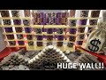 Massive wall fell over and we made millions high limit coin pusher