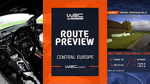 Route Preview | WRC Central European Rally 2025