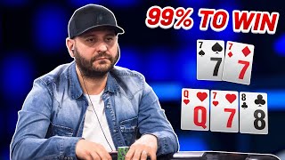 6 of the LUCKIEST Runner Runner Poker Hands Seen!