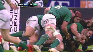 Healy barrels over for try on 100th cap | Guinness Six Nations 2020
