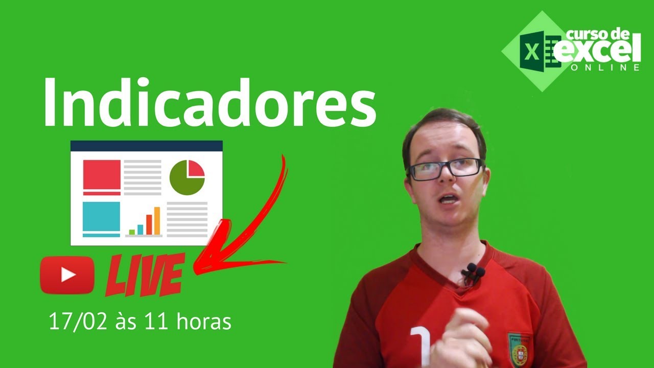 Indicadores e Gráficos no Excel - Curso de Excel OnLine hangouts on air alternative