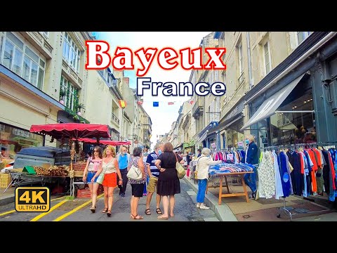 Bayeux, France - Walking Tour [4K UHD]