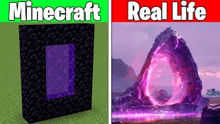 Realistic Minecraft | Real Life vs Minecraft | Realistic Slime, Water, Lava #610