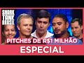 ESPECIAL Pitches De R$1 MILHÃO | Shark Tank Brasil