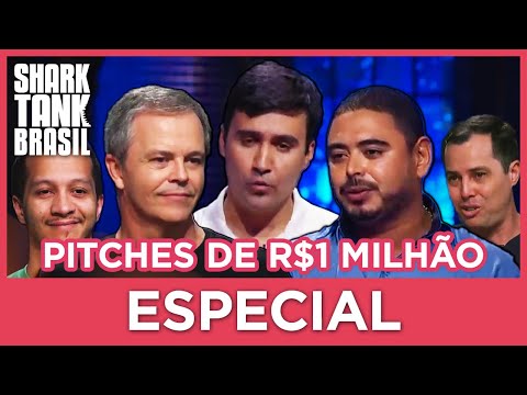 ESPECIAL Pitches De R$1 MILHÃO | Shark Tank Brasil