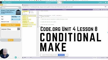 CSP Code.org Unit 4 Lesson 8: Conditional Make (JavaScript)
