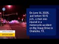 Man Injured in Motorcycle Accident on Big Hawg Drive in Onalaska, TX