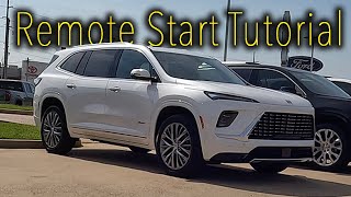 Match Highlights 2025 Buick Enclave HowTo - How To Use Remote Start