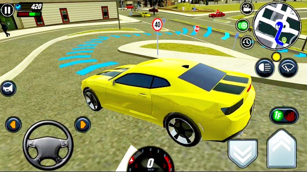 Simulateur de jeux de voiture version mobile Android iOS