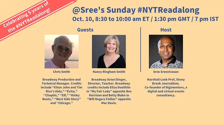 NYTReadalong | Nancy Ringham Smith and Chris Smith...