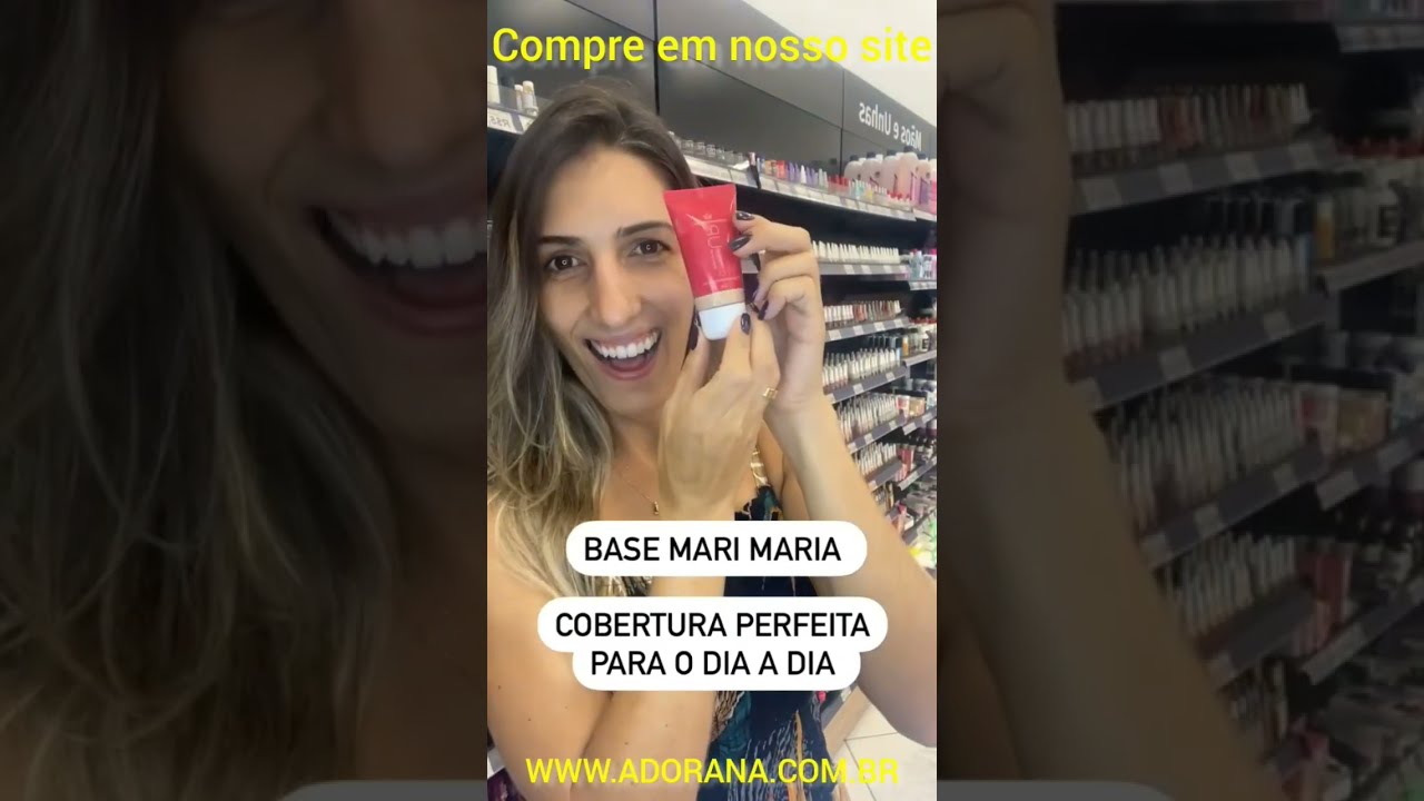 Testei Base Cover Up Mari Maria