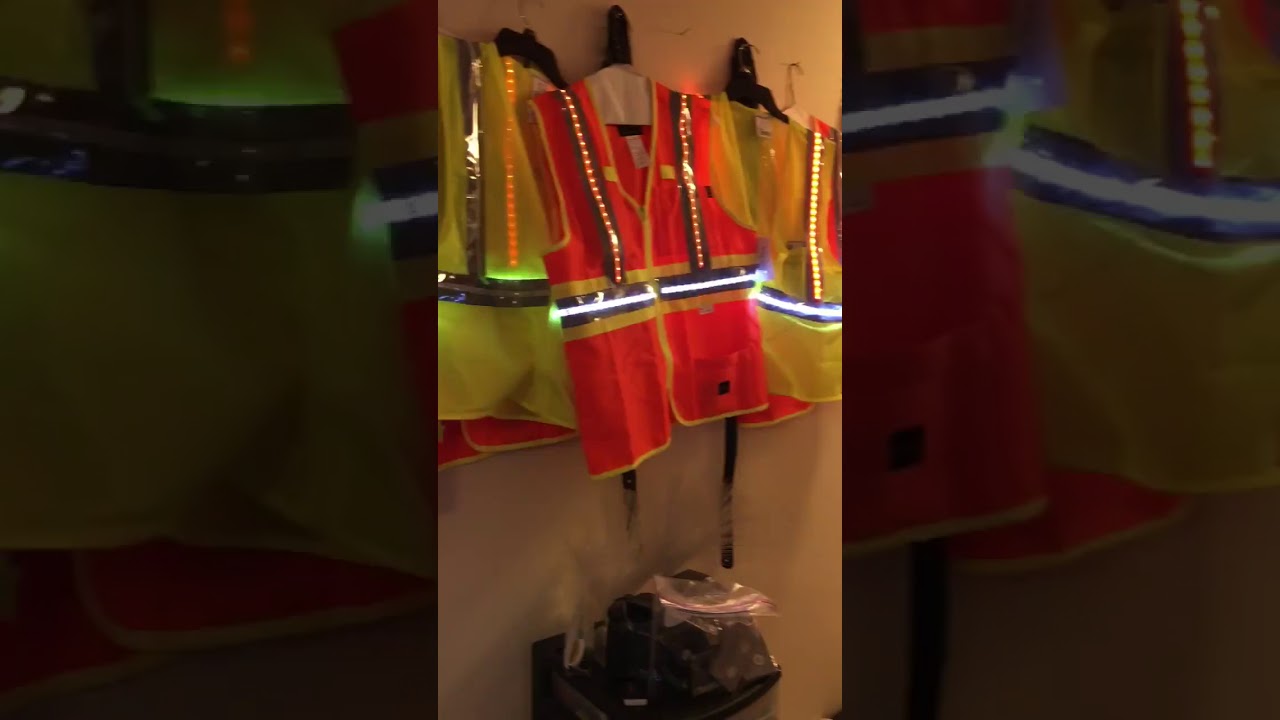 LED vest will save your life
