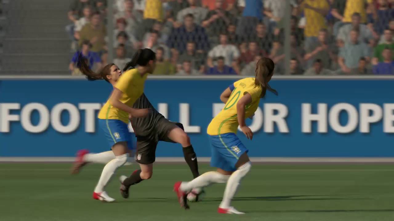 FIFA 17 - Futebol Feminino Brasil X USA - YouTube