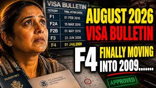 August 2026 Visa Bulletin SHOCKING Prediction  F4 Finally Enters 2009  Family Immigration Update
