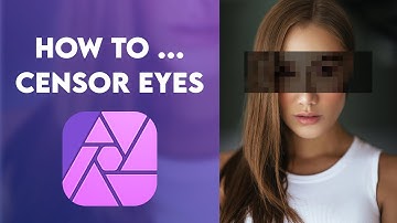 How to Censor Eyes in Affinity Photo Video Tutorial