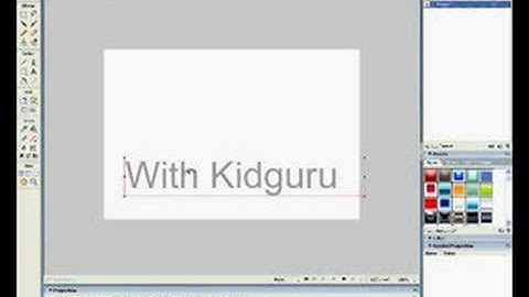 Adobe Fireworks CS3- Basic Animating