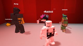 Rabbid and ino does a dance battle in the normal elevator ft Matt and noodles