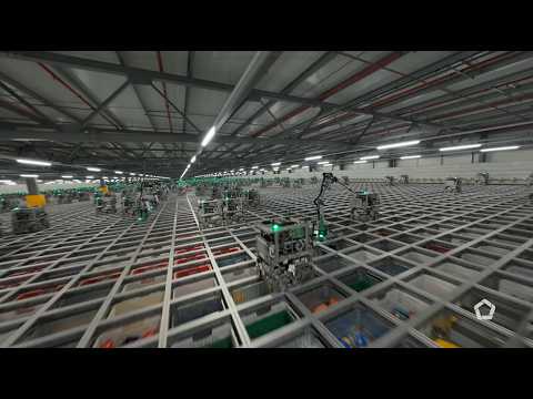 Fly through one of our CFCs and see Ocado's technology in action