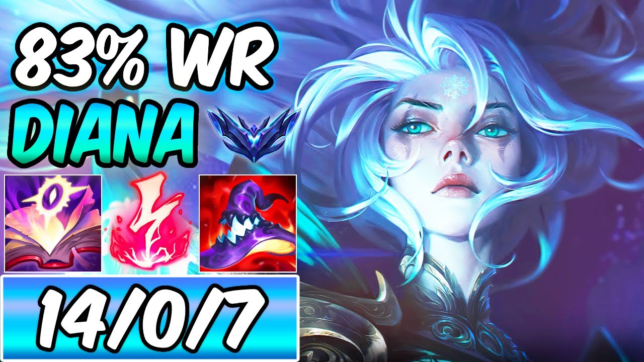 83% WIN RATE DIAMOND DIANA MID - HOW TO CARRY RANKED & CLIMB | Best Build & Runes League of Legends