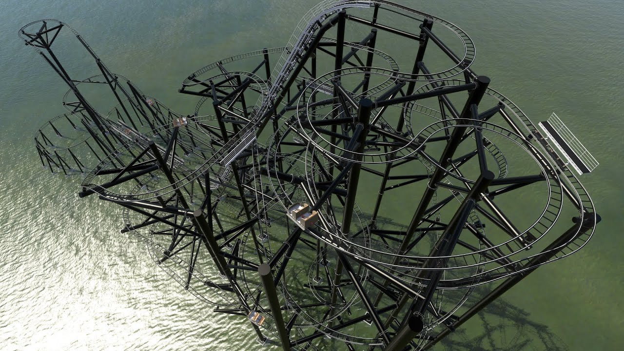 Rat King, the wildest wild mouse (200+ft Gerstlauer Bobsled)