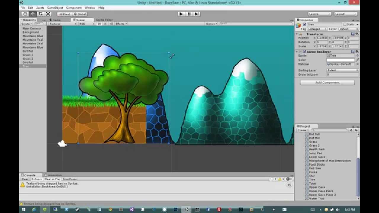 Creating 2D Games in Unity 4.5 #2 - Intro to 2D 