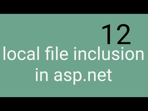 12 - ثغرة local file inclusion lfi في asp.net وكيفية الحماية وترقيعها