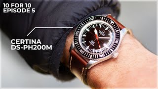 A New Affordable Reliable Diving Watch - The Certina DS-PH200M Re-Issue 10 for 10 Review screenshot 5