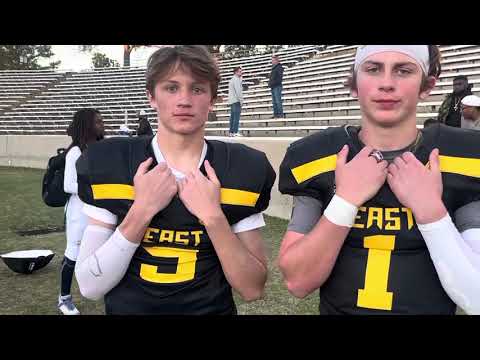 Youngsville Middle School QB Carson Gurzi & Delta Charter QB Andy Keith