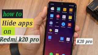 How to Hide apps on Redmi k20 pro screenshot 3