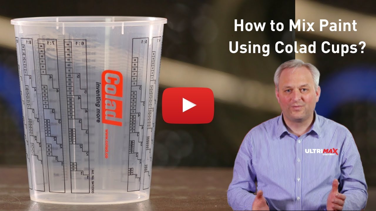 How To Mix Paint - Understanding Colad Mixing Cups For Paint Preparation 