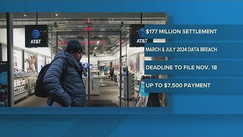 Deadline coming for AT&T settlement claims