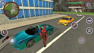 Deadpool Rope Hero Vice Town Crime Simulator #1 - City Car Driving - Android Gameplay screenshot 4
