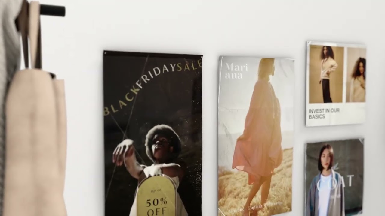 From paper poster to Videri Digital Canvas - Boutique