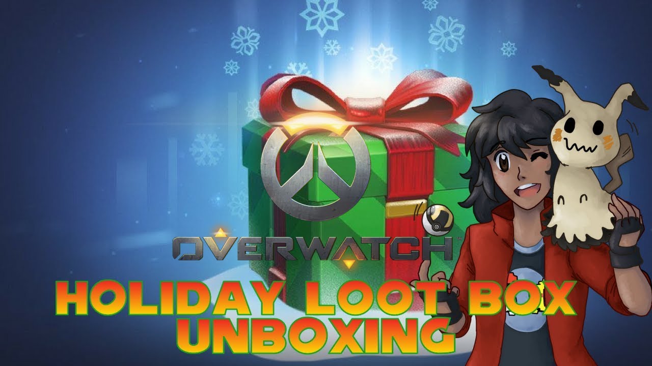 Overwatch Holiday Loot Box Unboxing!  - Andy HG