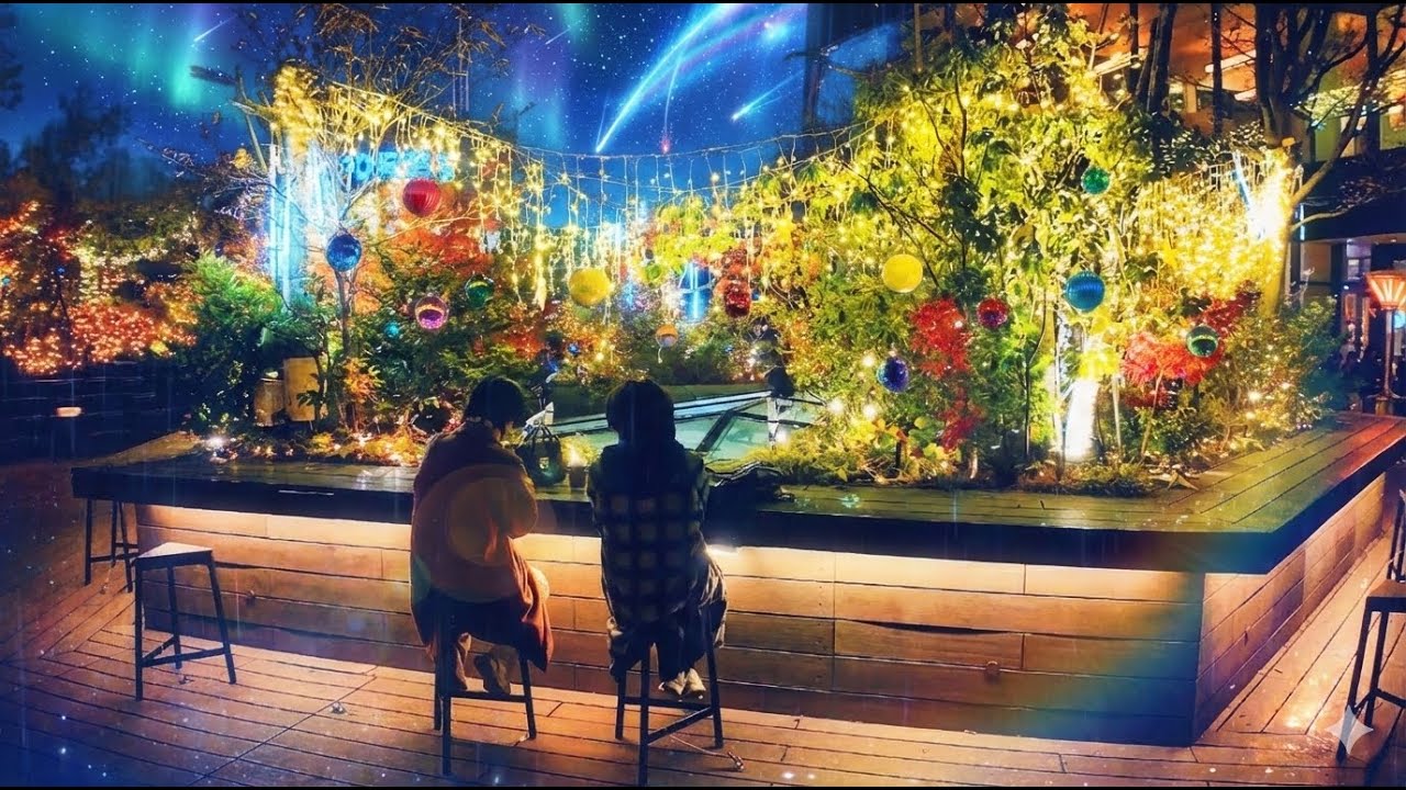 【渋谷原宿】東急プラザ表参道「オモカド」の屋上テラス「おもはらの森」クリスマスイルミネーション