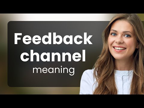Understanding "Feedback Channel" in Communication