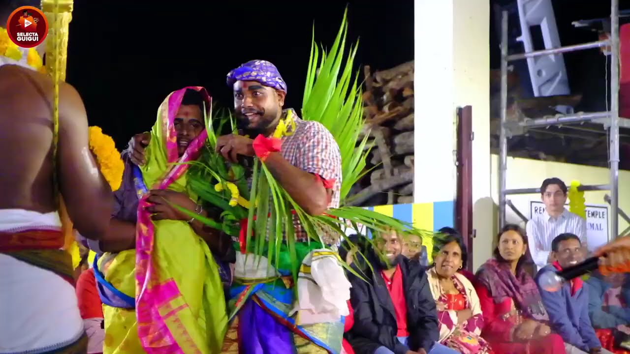 Marche sur le feu Maryen Peroumal 2025 part 3 : Cérémonie de la veille + Allumage