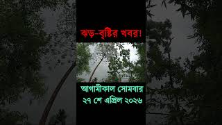 আবহাওয়ার খবর আজকের সরাসরি বাংলাদেশে। 27 April 2026, Weather update today in Bangladesh