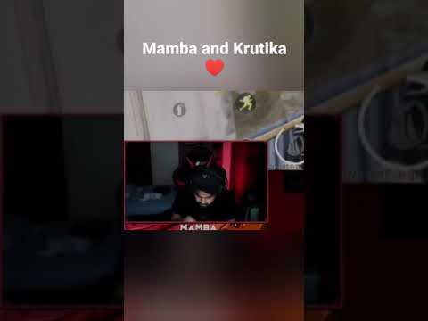 Krutika teasing Mamba by saying bro to him.... #mamba #krutika #bgmi