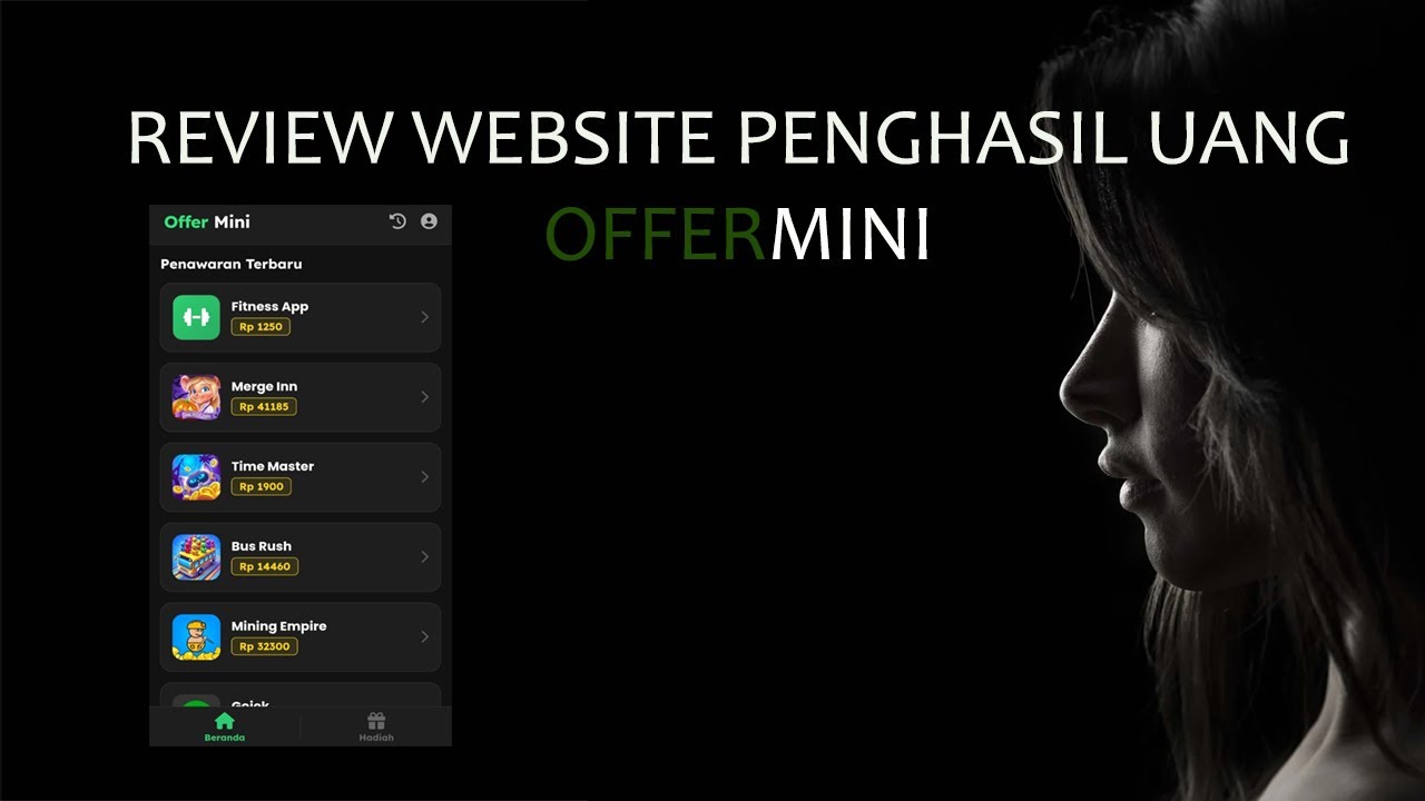 REVIEW OFFERMINI: WEBSITE PENGHASIL UANG