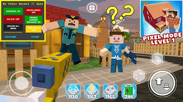 Dark Riddle Updater New Year 2022 ( Skins PIXEL MODE ) Gameplay Horror | Part 20