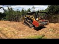 ASV rt120 Forestry Mulching on a Slope